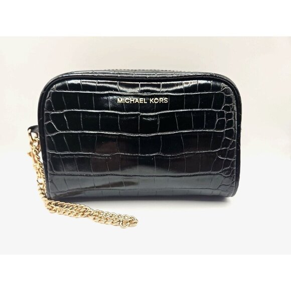 Michael Kors Women's Hand Bag with Gold Accents - Night Out - Elegant  - Classic - Picture 1 of 16